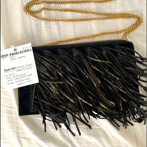 PBMS Korea Vertical Fringe Currency Pouch